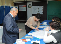 Bələdiyyə seçkilərindən görüntülər. Bakı, Azərbaycan, 23 dekabr 2014 