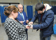 Bələdiyyə seçkilərindən görüntülər. Bakı, Azərbaycan, 23 dekabr 2014 