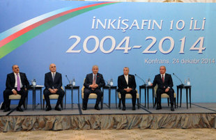 "İnkişafın 10 ili: 2004-2014" adlı konfrans. Bakı, Azərbaycan, 24 dekabr 2014