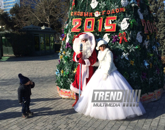 New Year is coming... Baku, Azerbaijan, Dec.30, 2014