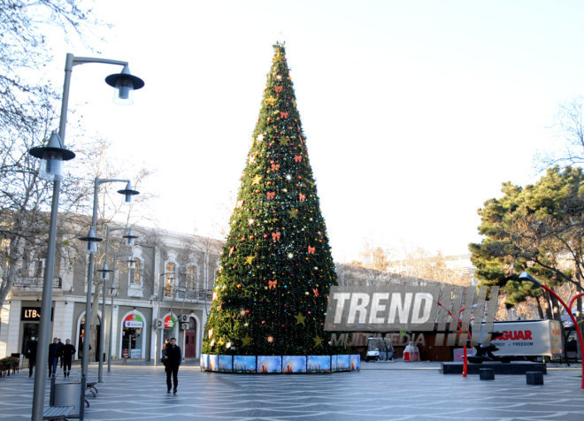 New Year is coming... Baku, Azerbaijan, Dec.30, 2014