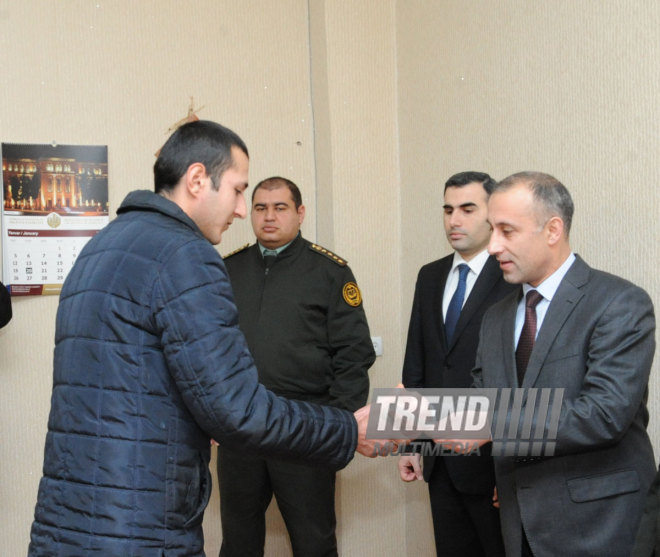 The Penitentiary Service of Azerbaijan’s Justice Ministry started execution of the pardon order signed by President Ilham Aliyev. Baku, Azerbaijan, Dec.30, 2014