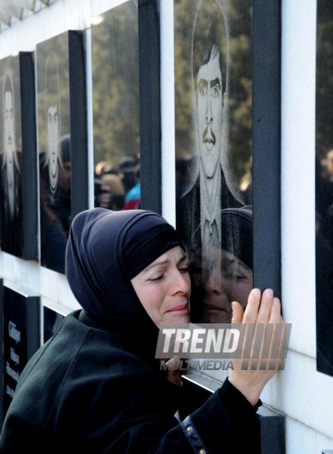 Azerbaijani public honors 20 January tragedy victims’ blessed memory. Baku, Azerbaijan, Jan.20, 2015