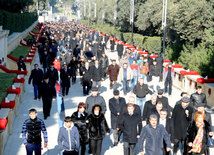 Azerbaijani public honors 20 January tragedy victims’ blessed memory. Baku, Azerbaijan, Jan.20, 2015