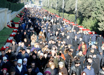 Azerbaijani public honors 20 January tragedy victims’ blessed memory. Baku, Azerbaijan, Jan.20, 2015