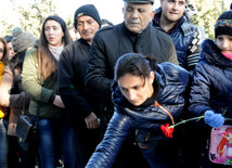 Azerbaijani public honors 20 January tragedy victims’ blessed memory. Baku, Azerbaijan, Jan.20, 2015