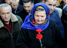 Azerbaijani public honors 20 January tragedy victims’ blessed memory. Baku, Azerbaijan, Jan.20, 2015