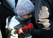 Azerbaijani public honors 20 January tragedy victims’ blessed memory. Baku, Azerbaijan, Jan.20, 2015