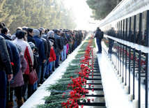 Azerbaijani public honors 20 January tragedy victims’ blessed memory. Baku, Azerbaijan, Jan.20, 2015