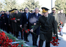 Azerbaijani public honors 20 January tragedy victims’ blessed memory. Baku, Azerbaijan, Jan.20, 2015