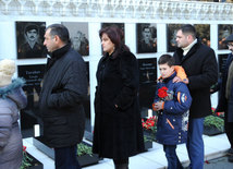 Azerbaijani public honors 20 January tragedy victims’ blessed memory. Baku, Azerbaijan, Jan.20, 2015