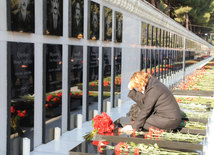 Azerbaijani public honors 20 January tragedy victims’ blessed memory. Baku, Azerbaijan, Jan.20, 2015