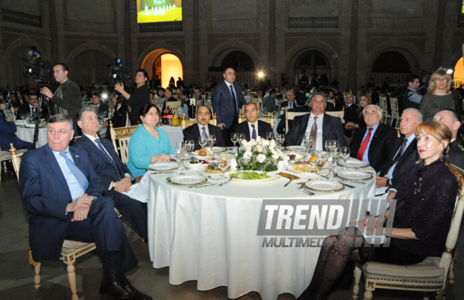 2 Fevral - Gənclər Günü münasibəti ilə istedadlı və yaradıcı gənclərin mükafatlandırılması mərasimi. Bakı, Azərbaycan, 02 fevral 2015 