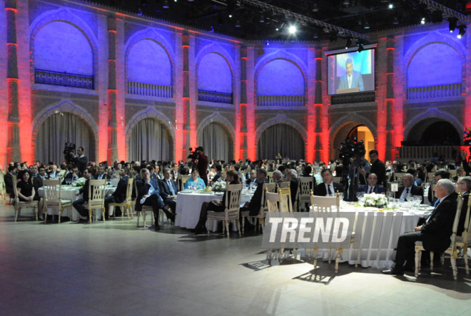 2 Fevral - Gənclər Günü münasibəti ilə istedadlı və yaradıcı gənclərin mükafatlandırılması mərasimi. Bakı, Azərbaycan, 02 fevral 2015 