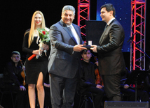 2 Fevral - Gənclər Günü münasibəti ilə istedadlı və yaradıcı gənclərin mükafatlandırılması mərasimi. Bakı, Azərbaycan, 02 fevral 2015 