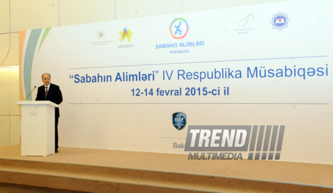 Future Scholars fourth republican contest opening ceremony. Baku, Azerbaijan, Feb.12, 2015 