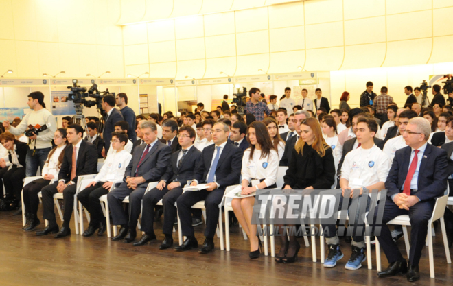 Future Scholars fourth republican contest opening ceremony. Baku, Azerbaijan, Feb.12, 2015 