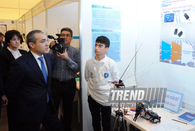 Future Scholars fourth republican contest opening ceremony. Baku, Azerbaijan, Feb.12, 2015 