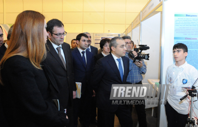 Future Scholars fourth republican contest opening ceremony. Baku, Azerbaijan, Feb.12, 2015 