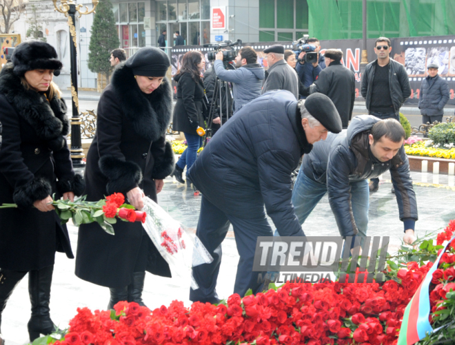 Azerbaijani public reveres memory of Khojaly genocide victims. Baku, Azerbaijan, Feb.26, 2015