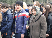 Azerbaijani public reveres memory of Khojaly genocide victims. Baku, Azerbaijan, Feb.26, 2015