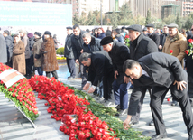 Azerbaijani public reveres memory of Khojaly genocide victims. Baku, Azerbaijan, Feb.26, 2015