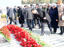 Azerbaijani public reveres memory of Khojaly genocide victims. Baku, Azerbaijan, Feb.26, 2015