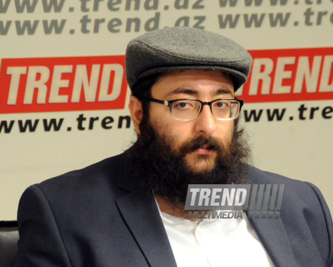 "Cənubi Qafqazda dinlərarası dialoq: sabit inkişaf amili" mövzusunda beynəlxalq "dəyirmi masa". Trend BİA, Bakı, Azərbaycan, 03 mart 2015 