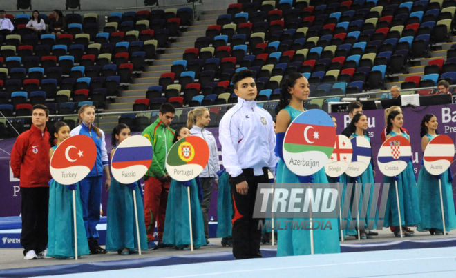 Gimnastika növləri üzrə birgə açıq Azərbaycan çempionatı. Bakı, Azərbaycan, 04 mart 2015