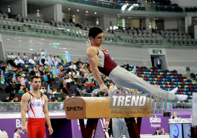 Gimnastika növləri üzrə birgə açıq Azərbaycan çempionatı. Bakı, Azərbaycan, 04 mart 2015