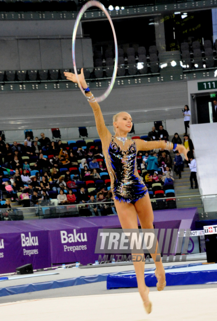 Gimnastikanın növləri üzrə birgə açıq Azərbaycan çempionatının ikinci günü. Bakı, Azərbaycan, 05 mart 2015