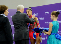 Another representative of Azerbaijan Gulsum Shafizade, who scored 68.365 points, took the bronze. Baku, Azerbaijan, March 05, 2015