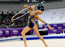 Gimnastikanın növləri üzrə birgə açıq Azərbaycan çempionatının ikinci günü. Bakı, Azərbaycan, 05 mart 2015