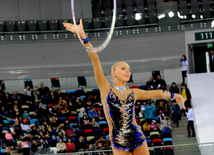 Gimnastikanın növləri üzrə birgə açıq Azərbaycan çempionatının ikinci günü. Bakı, Azərbaycan, 05 mart 2015