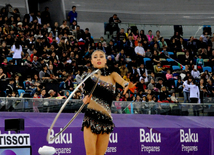 Gimnastikanın növləri üzrə birgə açıq Azərbaycan çempionatının ikinci günü. Bakı, Azərbaycan, 05 mart 2015