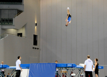 Gimnastikanın növləri üzrə birgə açıq Azərbaycan çempionatının ikinci günü. Bakı, Azərbaycan, 05 mart 2015