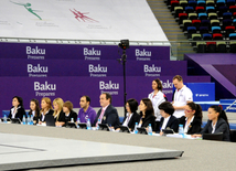 Gimnastikanın növləri üzrə birgə açıq Azərbaycan çempionatının ikinci günü. Bakı, Azərbaycan, 05 mart 2015