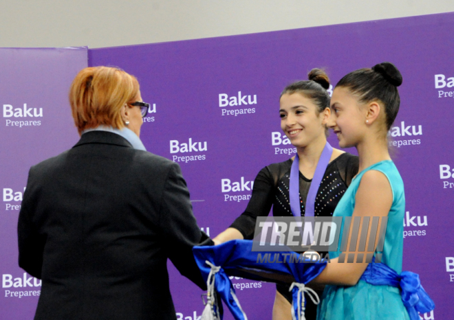 Azərbaycan gimnastları yeni qızıl medallar qazanıblar. Bakı, Azərbaycan, 06 mart 2015