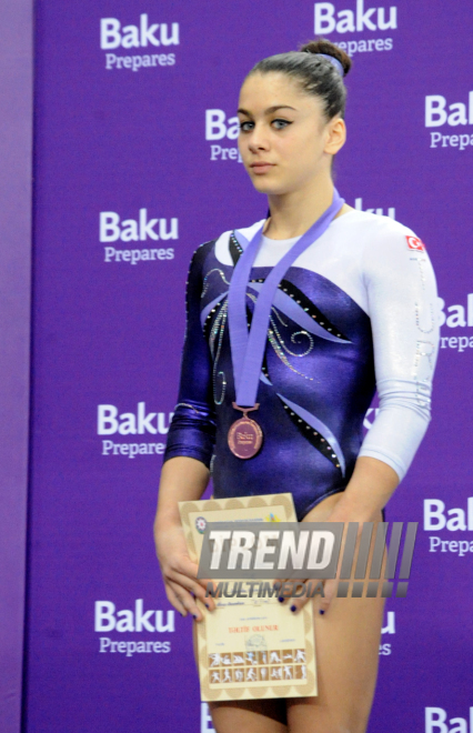 Azərbaycan gimnastları yeni qızıl medallar qazanıblar. Bakı, Azərbaycan, 06 mart 2015