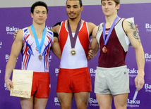 Azərbaycan gimnastları yeni qızıl medallar qazanıblar. Bakı, Azərbaycan, 06 mart 2015