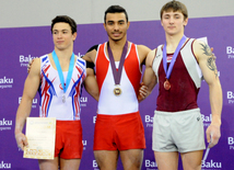 Azərbaycan gimnastları yeni qızıl medallar qazanıblar. Bakı, Azərbaycan, 06 mart 2015