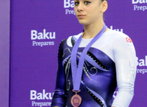 Azərbaycan gimnastları yeni qızıl medallar qazanıblar. Bakı, Azərbaycan, 06 mart 2015