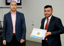 The winner of "Best Taxi Service" poll - "Baku Taxi Company". Baku, Azerbaijan, March 2015 