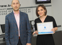 The winner of "Best Medical Facility" poll - "Sağlam ailə". Baku, Azerbaijan, March 2015