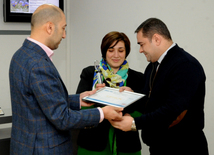 Day.Az media company awards winners with "People's Choice" premium. Baku, Azerbaijan, March 2015