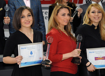 Day.Az media company awards winners with "People's Choice" premium. Baku, Azerbaijan, March 2015