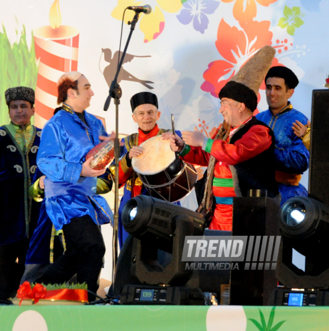 Azerbaijan celebrates Last Tuesday before Novruz. Baku, Azerbaijan, March 17, 2015