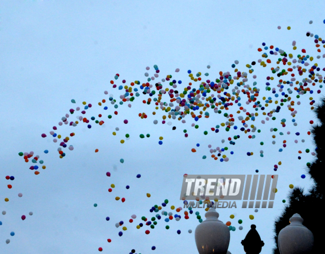 Azerbaijan celebrates Last Tuesday before Novruz. Baku, Azerbaijan, March 17, 2015