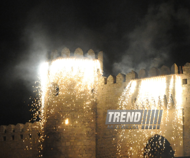 Azerbaijan celebrates Last Tuesday before Novruz. Baku, Azerbaijan, March 17, 2015