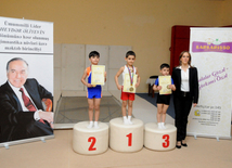 Bakı Gimnastika Məktəbində batutda tullanma üzrə ilk yarışlar. Azərbaycan, 16 mart 2015